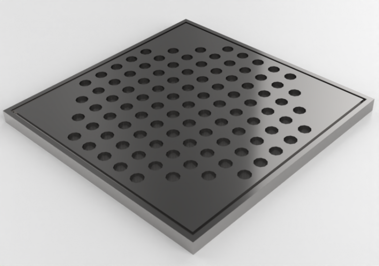 Acessórios 3D - Drenagem para chuveiro de metal - Doka Bath...