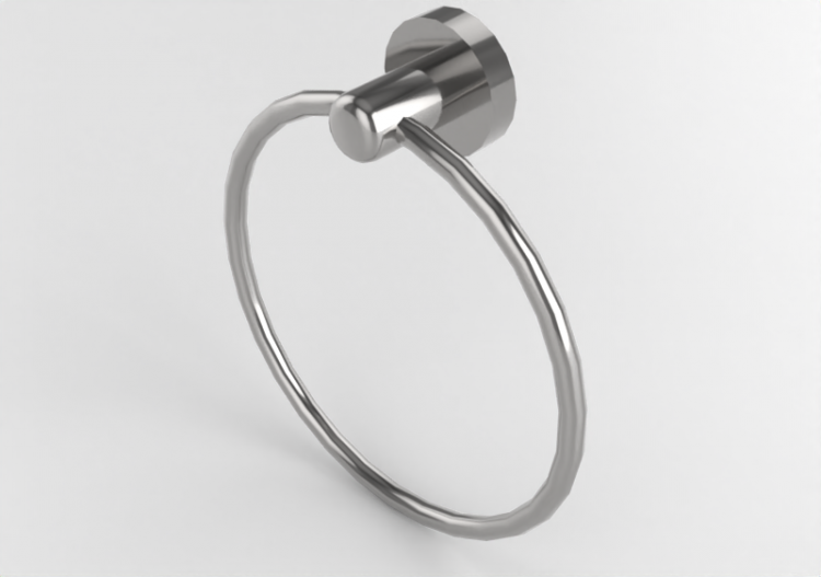 Accesorios 3D - Toallero metálico - Doka Bath Works - Moove...
