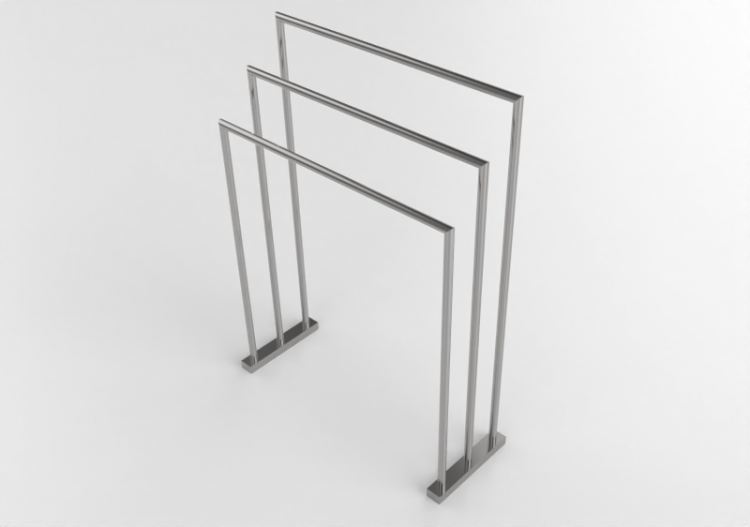 Accessori 3D - Portasciugamani in metallo - Doka Bath Works...