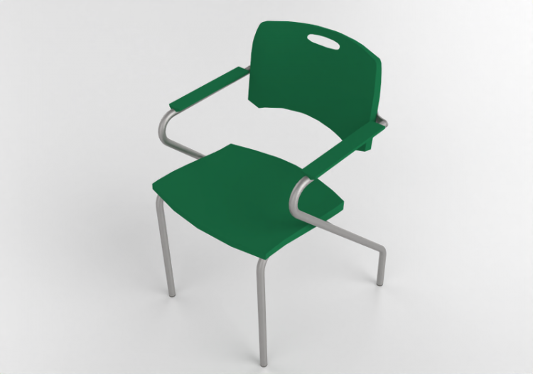 椅子 - Chair with plastic seat - Cavaletti - Viva - 35007Z -...