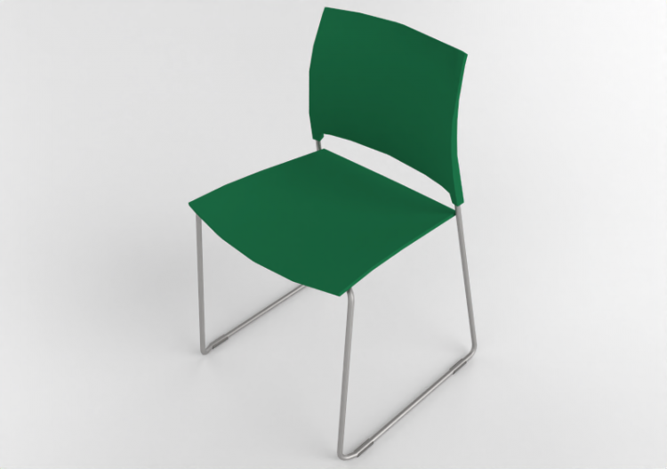 3D Stühle - Stuhl mit Sitzfläche aus Kunststoff - Cavaletti...