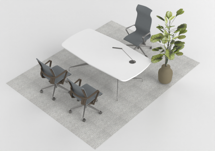 3D Chairs - Composition of chairs and tables - Cavaletti -...