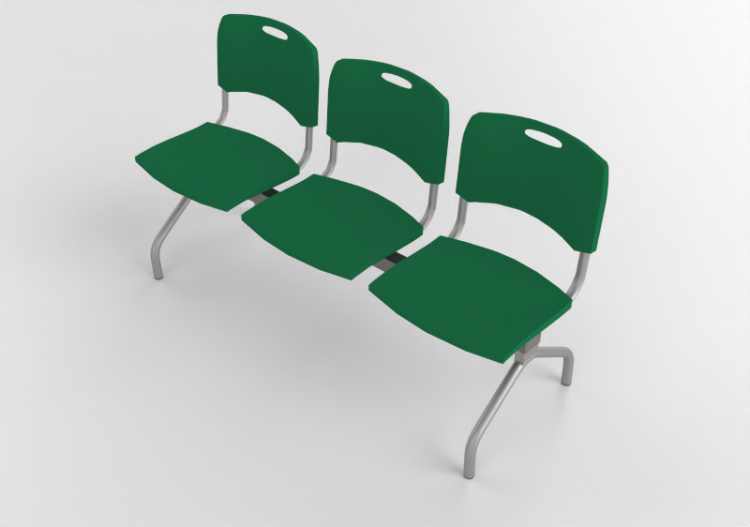 3D Stühle - Stuhl mit Sitzfläche aus Kunststoff- Cavaletti...