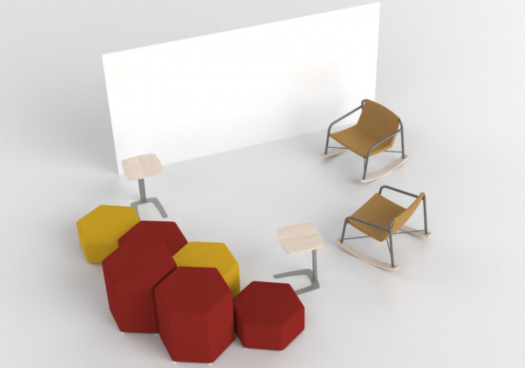Cadeira 3D - Conjunto de cadeiras e sofás - Cavaletti -...