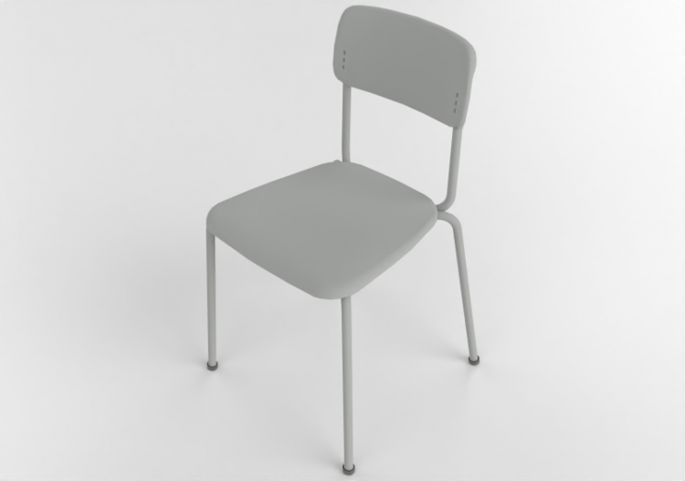Sillas 3D - Silla con asiento de plástico - Cavaletti - Joy...