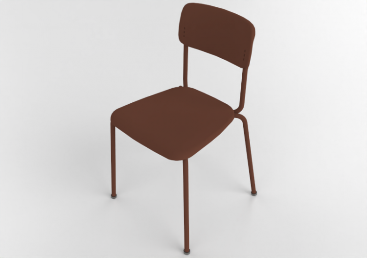 椅子 - Chair with plastic seat - Cavaletti - Joy - 41008 -...