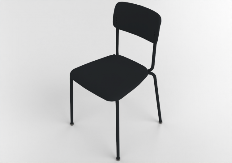 Cadeira 3D - Cadeira com assento de plástico - Cavaletti -...