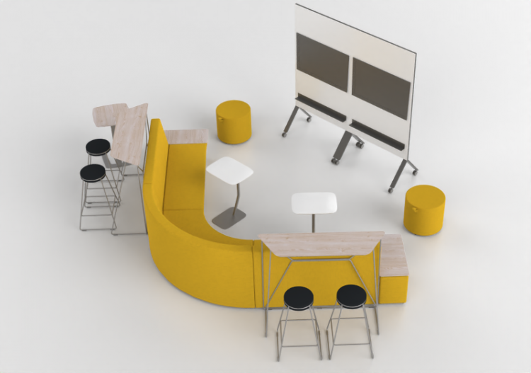 3D Arm Chairs - Composition of chairs and sofas - Cavaletti...