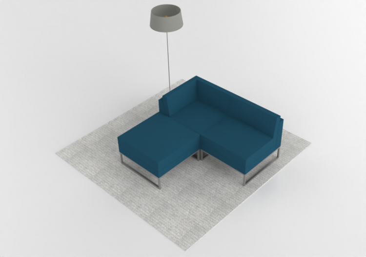 3D Arm Chairs - Composition of sofas and tables - Cavaletti...