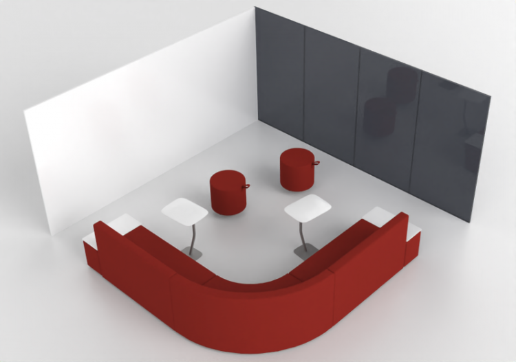 3D Arm Chairs - Composition of chairs and sofas - Cavaletti...