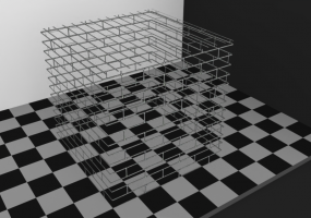 Roller Shutter Texture - Roller shutter with see through grid (04)