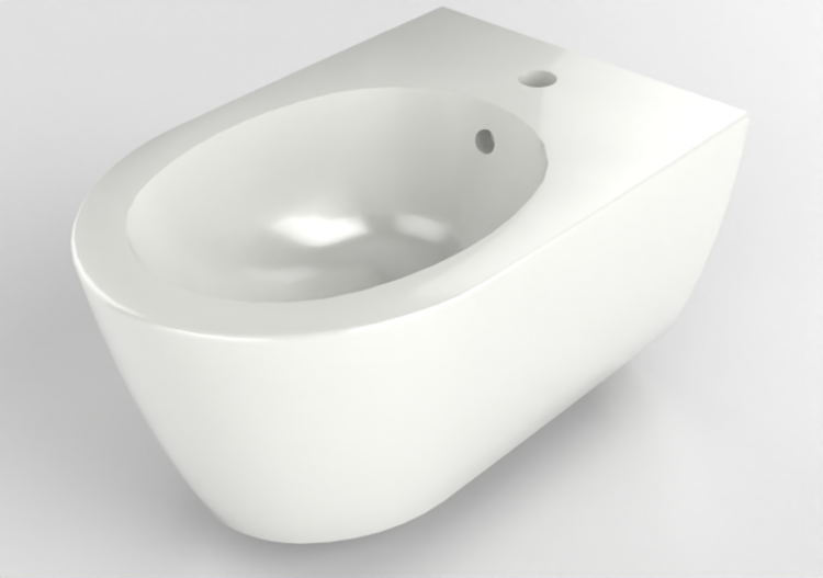 Bidê 3D - Bidê suspenso - Geberit - Geberit iCon -...