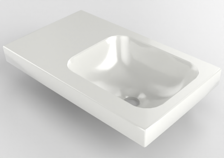 3D Sinks - Ceramic Wash basin - Geberit - Geberit iCon -...