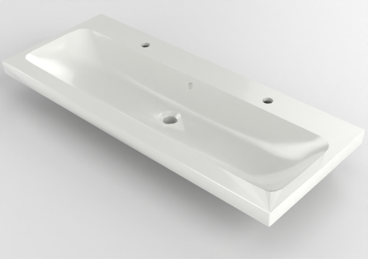 3D Sinks - Ceramic Wash basin - Geberit - Geberit iCon -...
