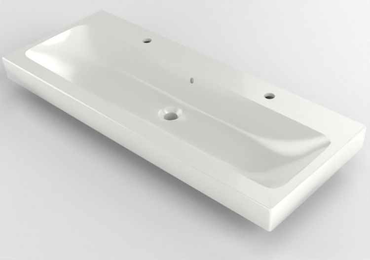 3D Sinks - Ceramic Wash basin - Geberit - Geberit iCon -...
