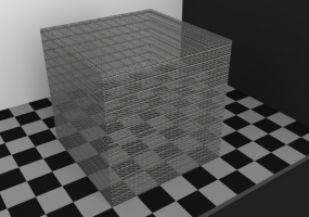 Roller Shutter Texture - Roller shutter with see through grid (06)