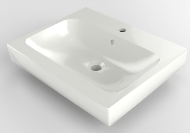3D Sinks - Ceramic Wash basin - Geberit - Geberit iCon -...