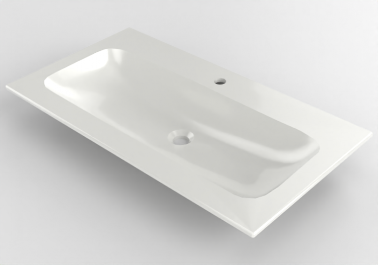 3D Sinks - Ceramic Wash basin - Geberit - Geberit iCon -...