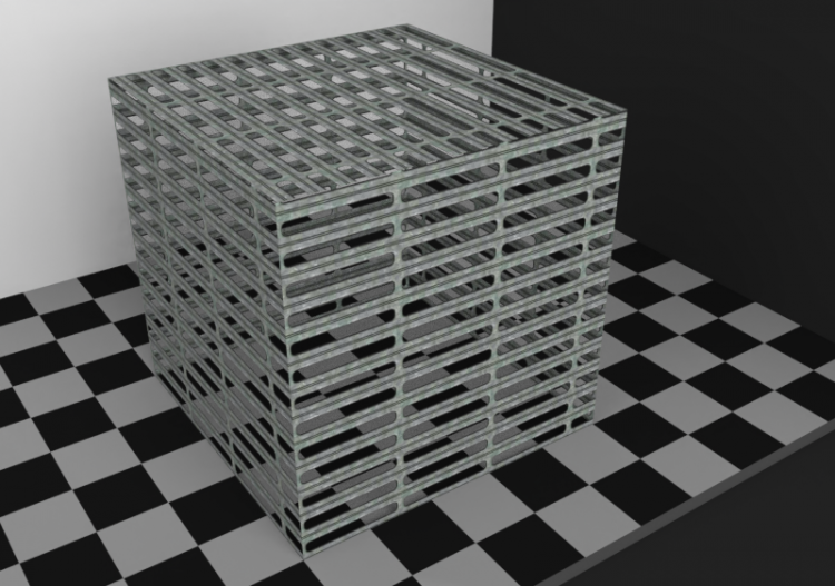 Roller Shutter Texture - Roller shutter with see through...