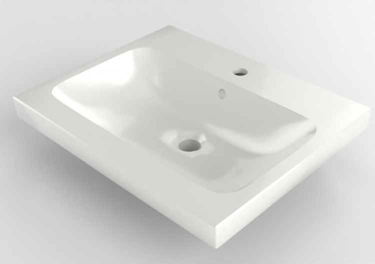 3D Sinks - Ceramic Wash basin - Geberit - Geberit iCon -...