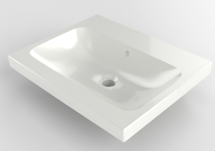 3D Sinks - Ceramic Wash basin - Geberit - Geberit iCon -...