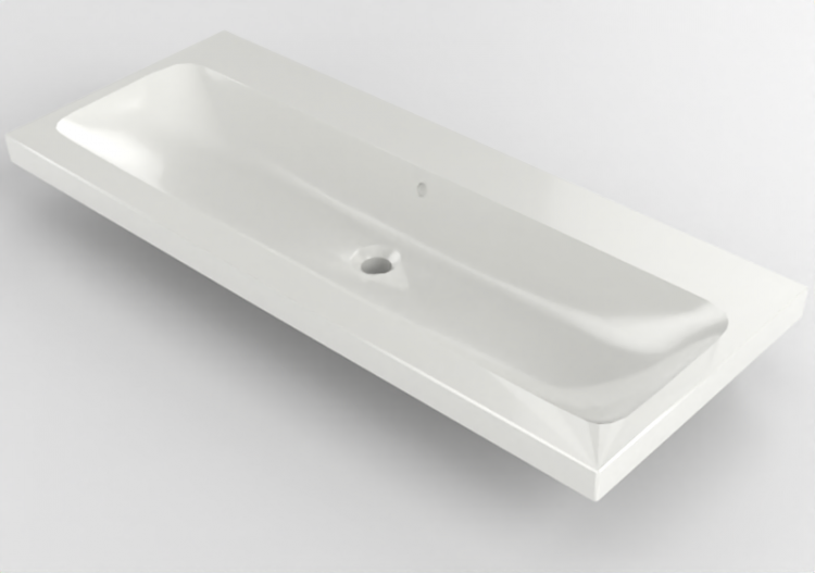 3D Sinks - Ceramic Wash basin - Geberit - Geberit iCon -...