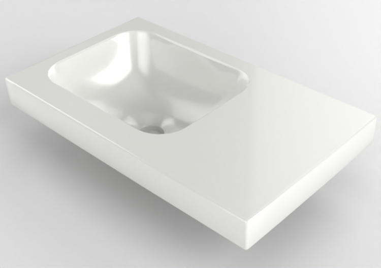 3D Sinks - Ceramic Wash basin - Geberit - Geberit iCon -...