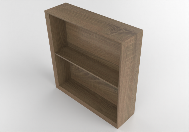 3D Möbel - Regal aus Holz - Geberit - Geberit iCon -...