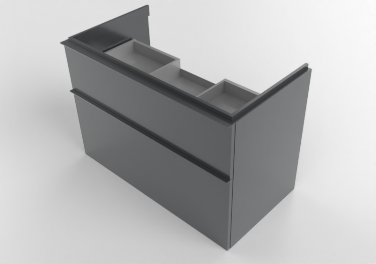 Móveis 3D - Armário para pia - Geberit - Geberit iCon -...