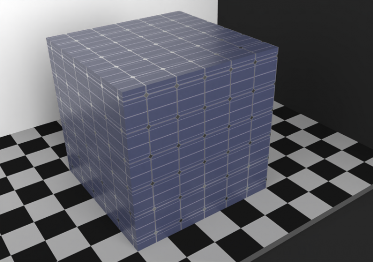 Textura painéis solares - Fotovoltaico (03) - ACCA software