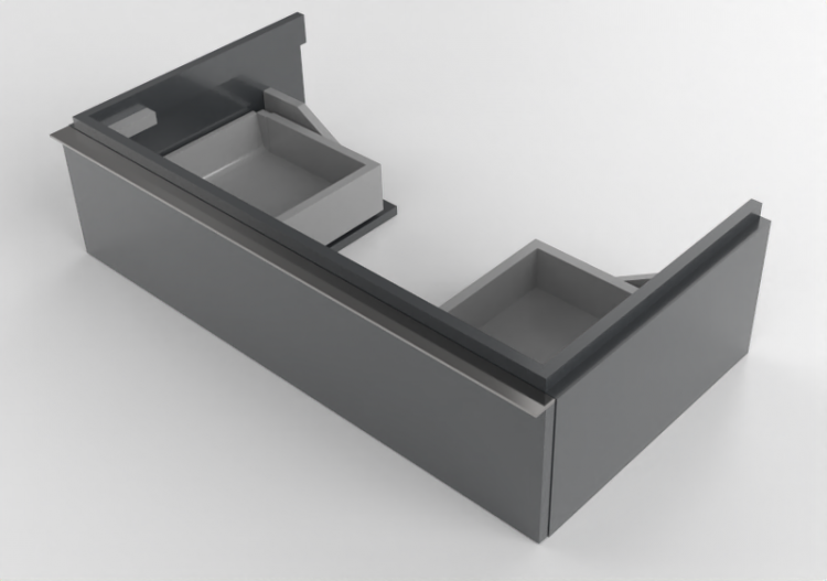 Meubles 3D - Meuble pour lavabo - Geberit - Geberit iCon -...