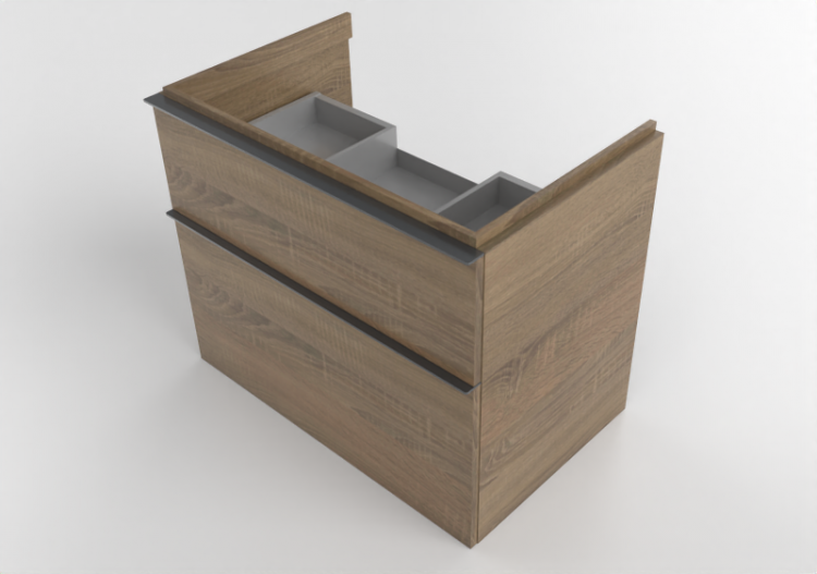 Meubles 3D - Meuble pour lavabo - Geberit - Geberit iCon -...