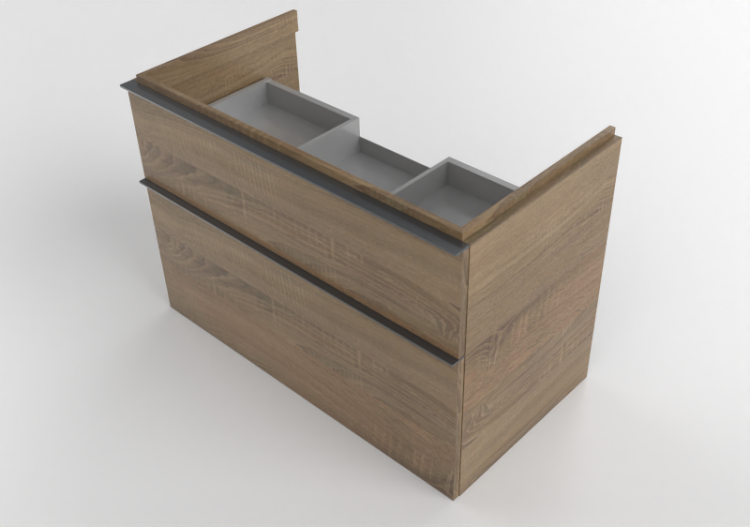 3D Möbel - Waschbeckenschrank - Geberit - Geberit iCon -...