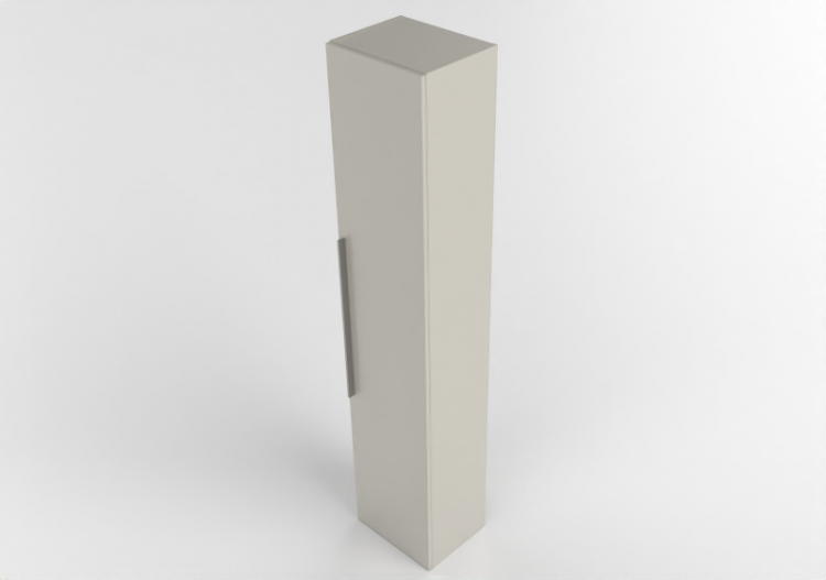3D Möbel - Säulenschrank aus lackiertem Holz - Geberit -...
