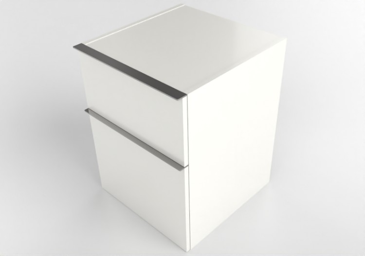 Muebles 3D - Armario lateral de madera lacada - Geberit -...