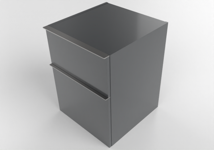3D Furniture - Lacquered wood side cabinet - Geberit -...