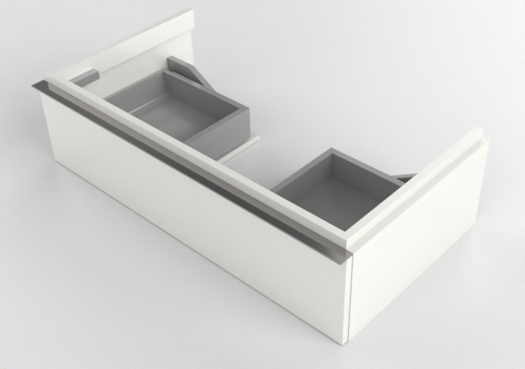 3D Möbel - Waschbeckenschrank - Geberit - Geberit iCon -...