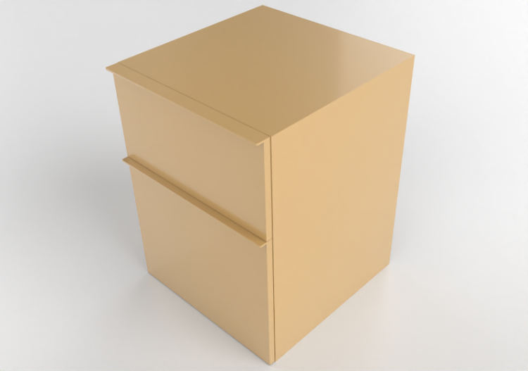 Meubles 3D - Meuble latéral en bois laqué - Geberit -...
