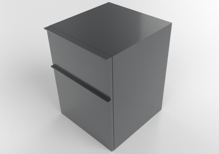 3D Furniture - Lacquered wood side cabinet - Geberit -...