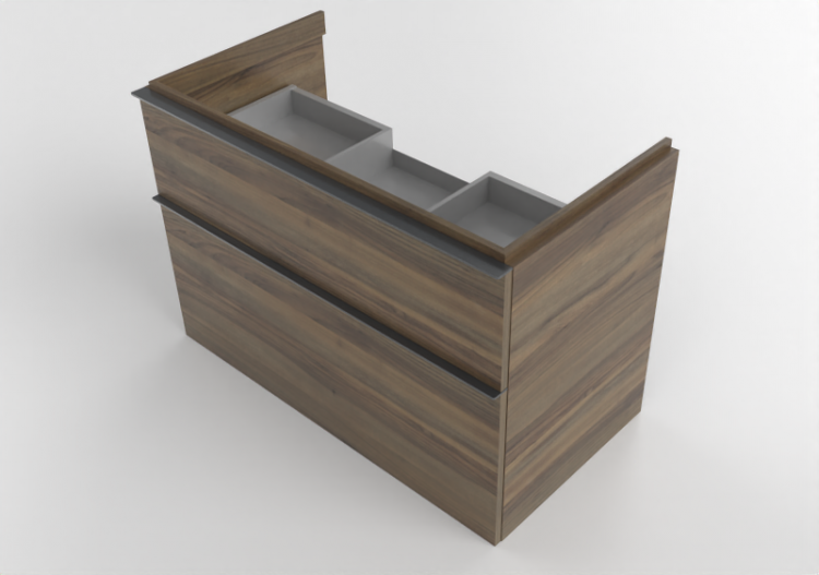 3D Furniture - Wash basin cabinet - Geberit - Geberit iCon...