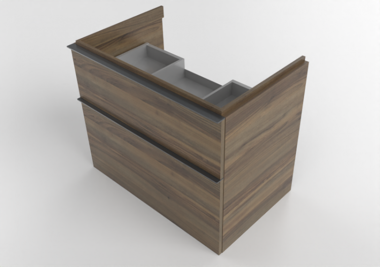 3D Möbel - Waschbeckenschrank - Geberit - Geberit iCon -...