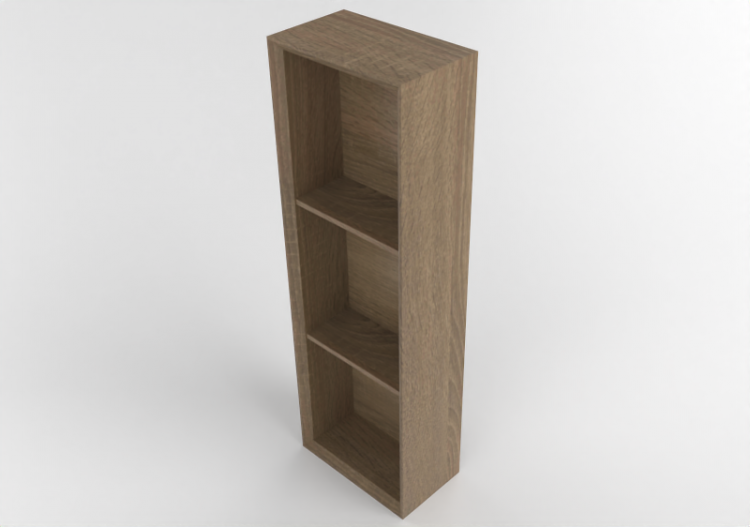 Muebles 3D - Estantería de madera - Geberit - Geberit iCon...