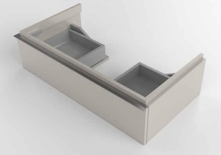 Muebles 3D - Armario para lavabo - Geberit - Geberit iCon -...