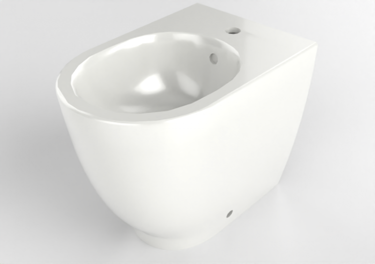 Bidet 3D - Bidet au sol - Geberit - Geberit Acanto -...