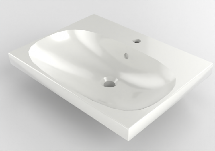 3D Sinks - Ceramic Washbasin - Geberit - Geberit Acanto -...