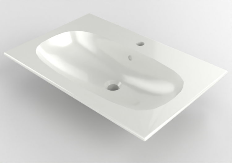 3D Sinks - Ceramic Washbasin - Geberit - Geberit Acanto -...