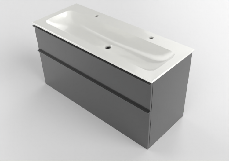 3D Möbel - Badmöbel-Set mit Waschbecken - Geberit - Geberit...