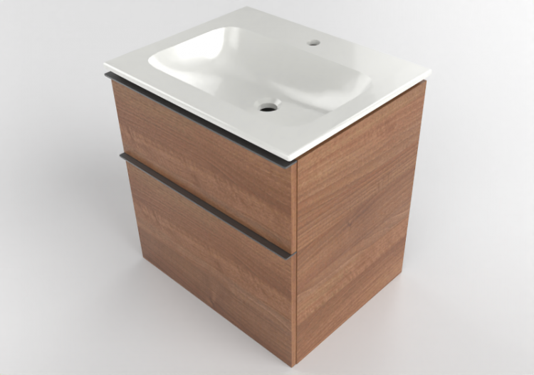 Meubles 3D - Meuble avec lavabo - Geberit - Geberit iCon -...