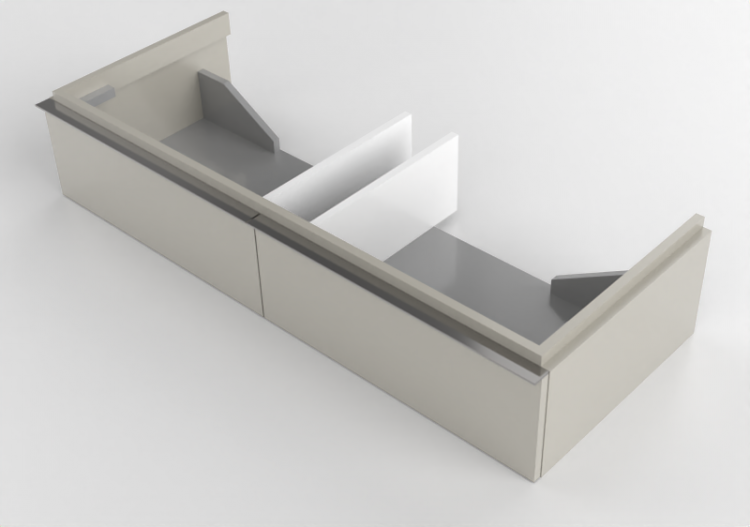 3D Möbel - Waschbeckenunterschrank - Geberit - Geberit iCon...