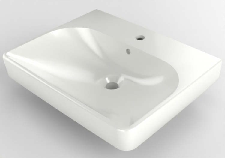 Lavabi 3D - Lavabo in ceramica - Geberit - Geberit Smyle -...